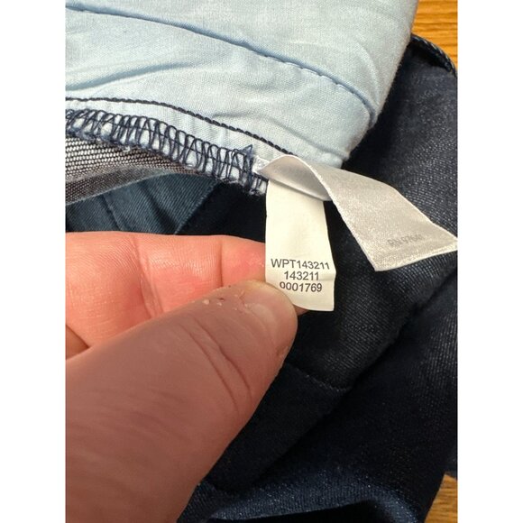 J.Jill Metropolitan Full Leg Denim Pants With Belt Loops & D-Ring Size 12 - Picture 10 of 12